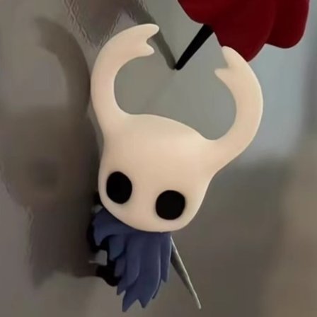 Hollow Knight -pelin oheistuote jääkaappimagneetti keräilyesine matkamuisto lahja sininen