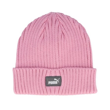 Puma - Růžový cuff Beanie - Classic Beanie Jr Mauved Out Pink Cuff @ Hatstore