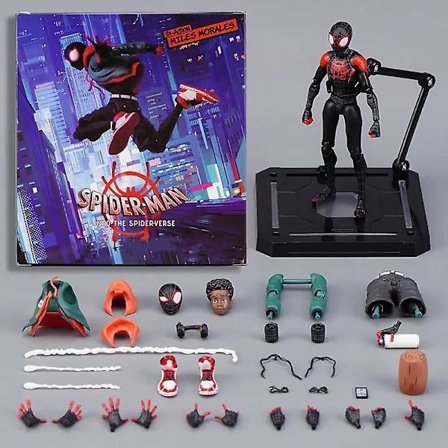 Sentinel Sv Action Spiderman Miles Morales Actionfigur Modell Spider-Man Into the Spider Verse Peter Parker Miles Figurer Leksaker