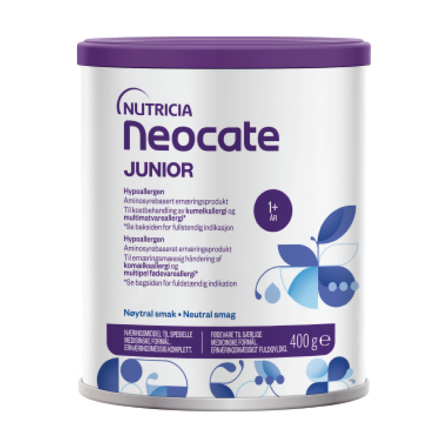 Neocate Junior, ernæringspulver til barn 1-10 år, Nøytral, 400 g