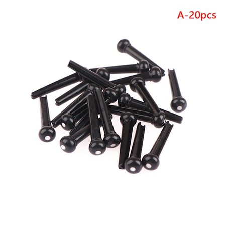 20st Akustisk gitarr Bridge Pins för 6 String Ersättning Plas