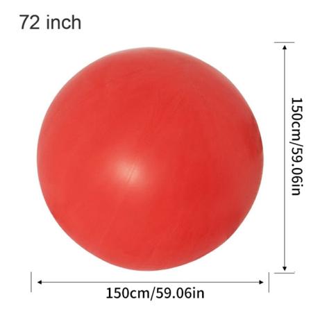 72 tommers enorme ballonger Giant Latex Performance Decor Balloon Par Rød