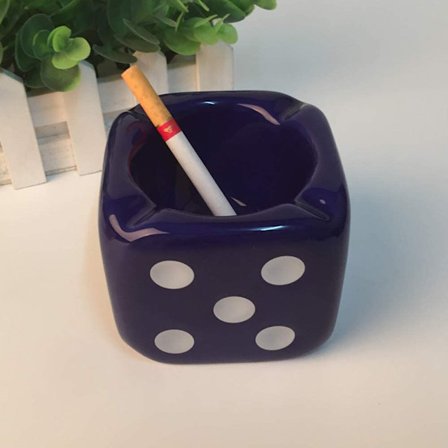 Kreativ personlighed terning keramisk askebæger mode sød europ