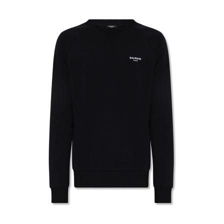 Balmain Tröja with logo svart, Herr, Herr, Storlek: S