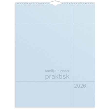 Burde Familjekalendern Praktisk 2026 - Lyreco - Almanackor och kalendrar - Väggkalendrar - Familjekalendrar
