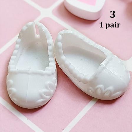 1/4 Par Söta Skor Pvc Dockklädsel 1 Par3 3