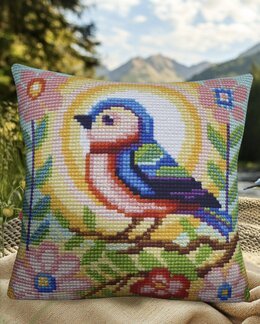 Broderikit Kudde Fågel på gren