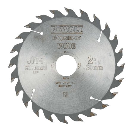 Dewalt DT4027-QZ Sågklinga 165 x 30 mm, 24T, Maskintillbehör & förbrukning