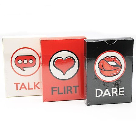 Talk Flirt Dare Party Game Card, brætspil, velegnet til at drikke og feste