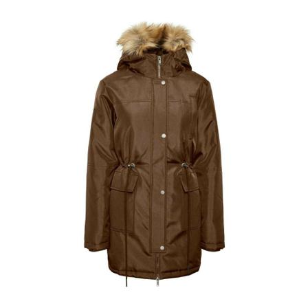 Noisy May, Nmmolly L/S Parka Noos Bruin, Dames, Maat:L