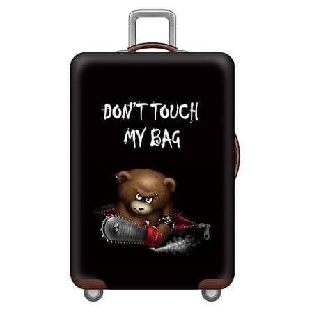 Ikke rør vesken min Elastisk reisebagasjedeksel Koffert Trolley Case Bag Protector DB