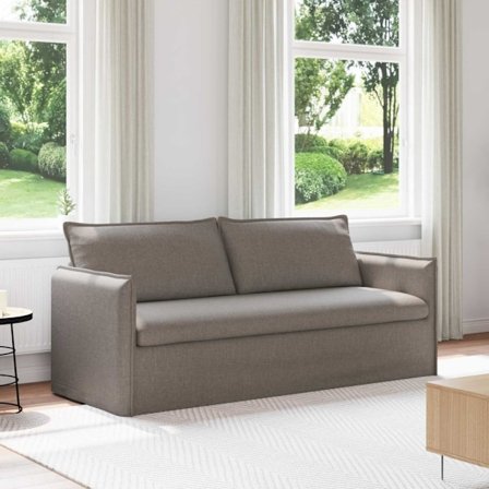 Soffa 180cm Taupe Metall