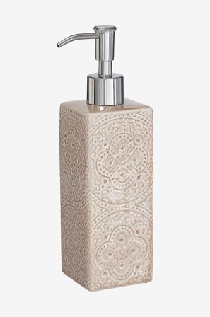 Cult Design - Tvåldispenser Kub Orient - Beige - Badrumstillbehör - Från Homeroom
