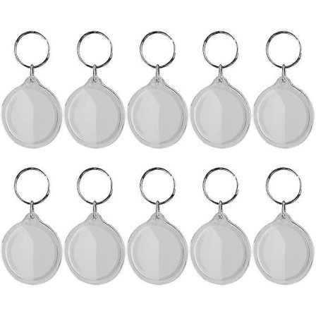 Avaimenperät Akryylinen Valokuva Snapin Avaimenperä Avaimenperä 10kpl