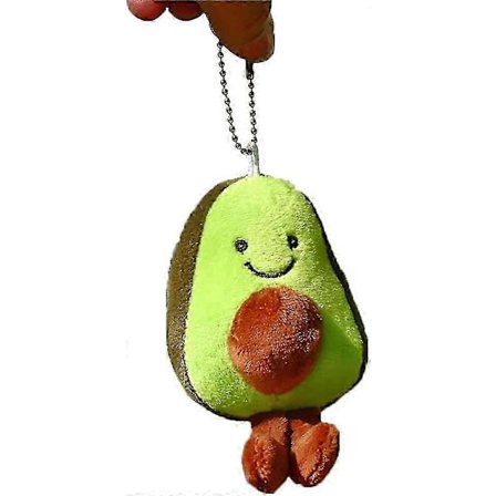 Sød Lille Avocado Plys Vedhæng Rygsæk Nøglering Dukke, Pige Kvinder Taske Ornamenter Til Nøglering Pung Nøgle