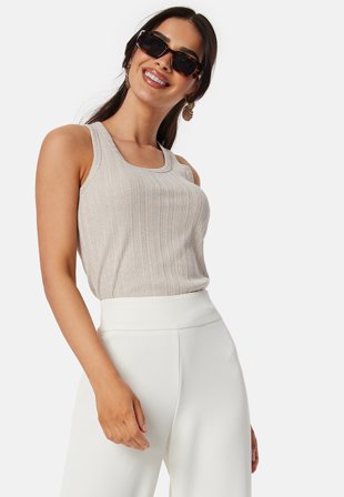 BUBBLEROOM Sparkling Rib Tank Top Klær
