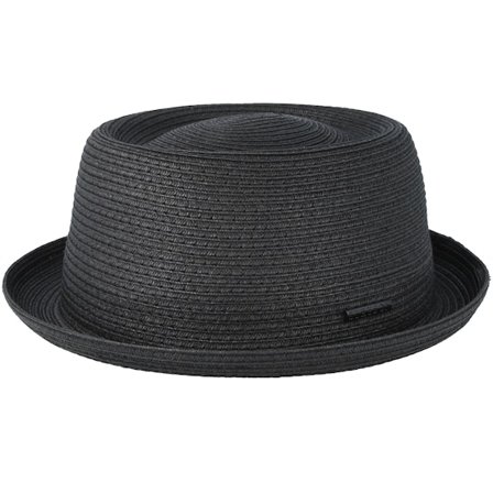 Stetson - Toyo Black Porkpie Porkpie Black Hat - @ Hatstore