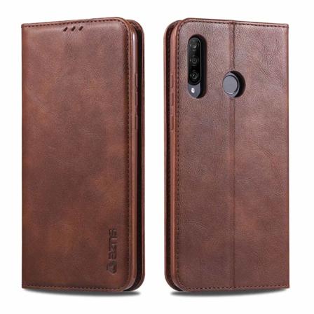 Robust Stilsäkert Plånboksfodral - Huawei P30 Lite Brun