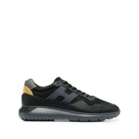 Hogan, Interactive low-top sneakers Zwart, Heren, Maat:43 EU