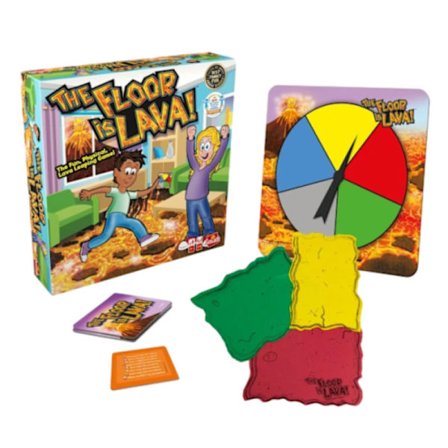 Gulvet er Lava - Gulvet er Lava Spil, et brætspil der er egnet til familier og børn.