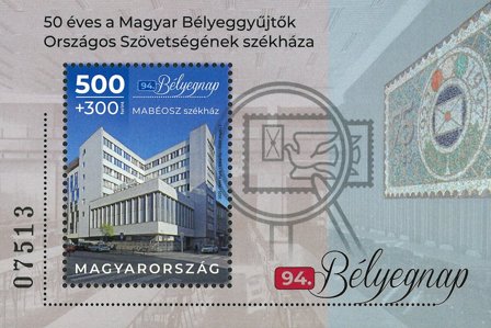 Ungarn - Frimærkets dag - Postfrisk miniark