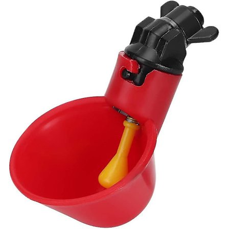 6 stk. kyllingevander, automatiske fjerkrævanddispensere med vandkopper