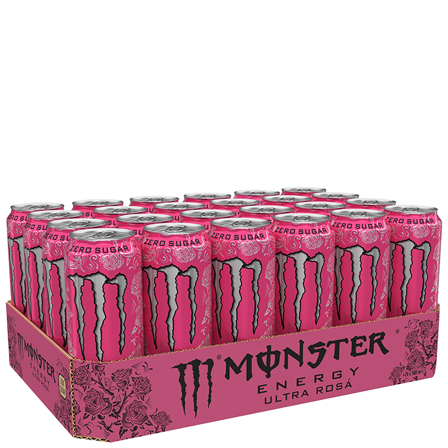 monster-energy 24 x Monster Energy Ultra, 50 cl Rosá - Bodyman.dk