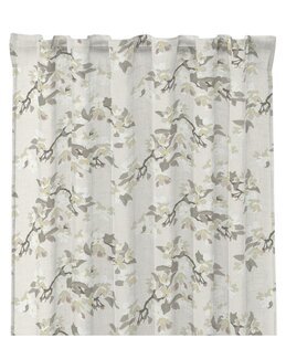 Yhdistelmänauhaverho Ellen painetulla kukkakuviolla 2 kpl