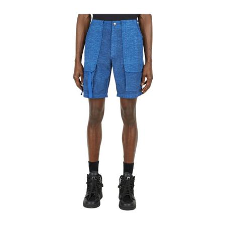 Helmut Lang, Cargo Bermuda Shorts Blauw, Heren, Maat:W32