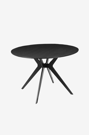 Loft24 - Philip Ruokapöytä 110 cm - Musta - Ruokapöydät - - Homeroom