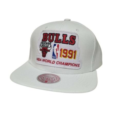Mitchell & Ness Pets , Wit , Heren , Maat: ONE Size Petten