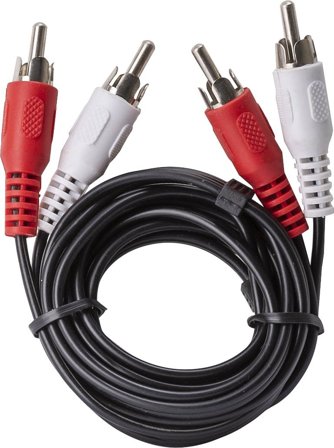 Gelia 4000438092 Lydkabel 1.5 m, 2 x 2 RCA, Stikkontakter & kabler