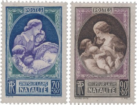 Frankrig 1939 - YT 440-441 - Ubrugt