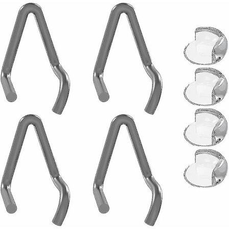 Kryc Baby Lekhage Höjdjusterare, 4-pack Galvaniserade Stålhöjare För Flera Lekhagar Och Möbelhörnskydd Set Om 4, Klar Och Pvc