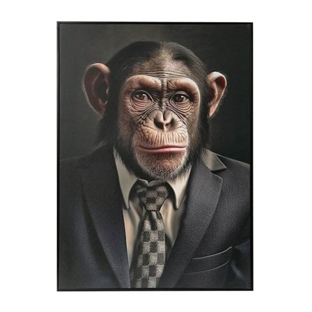 Seinätaide WALLY 50x70cm, Mr. Monkey