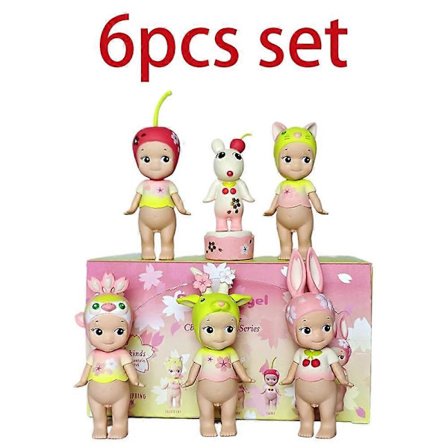 Ny Ängel Körsbär Stående Stativ Blomma Ängel Serie Hippers Drömska Djur Serie Minifigurer Act