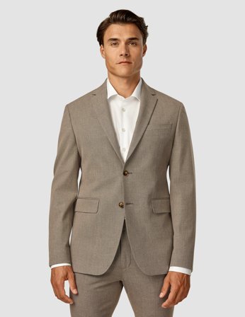 Shaping New Tomorrow - Essential Blazer - Almond - Regular Fit - Herren - Größe L