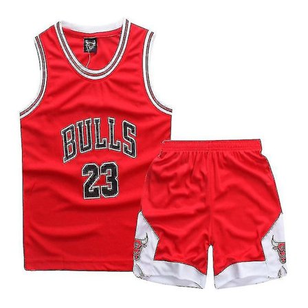 Chicago Bulls #23 Michael Jordan Jersey Basketball Uniform et - Perfekt