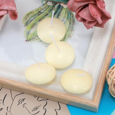 10 kpl savuttomia kynttil it Romanttiset hienot kelluvat kynttil t Beige