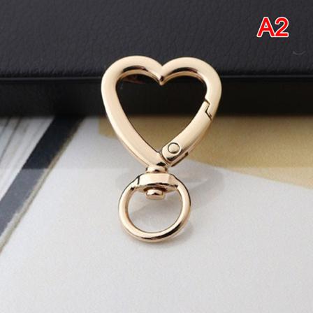 Hjärtformad Guldlås För Plånboks- Och Väsklås Triggerklämmor