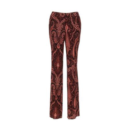 Etro Straight Bukser Rød, Dame Bukser