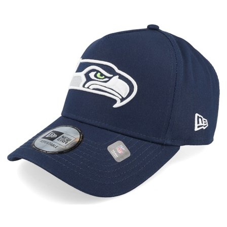 New Era - NFL Blå adjustable Caps - Seattle Seahawks NFL Navy A-frame Adjustable @ Hatstore