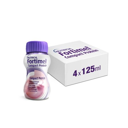 Fortimel Compact Protein Fragola 4x125ml