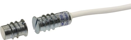 Alarmtech MC 250-6 Magnetkontakt 1 Åbning af kontakt 6 m kabel, Alarm & sikkerhed
