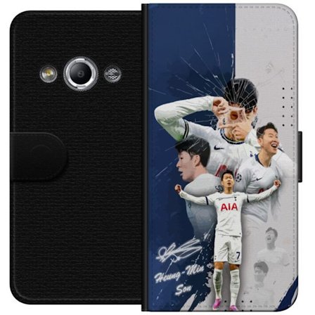 Yhteensopiva Lompakkokotelo Samsung Galaxy Xcover 3 Son Heung Min Tottenham Etelä-Korea voittaja Europa League jalkapallo hyökkääjä maalintekijä