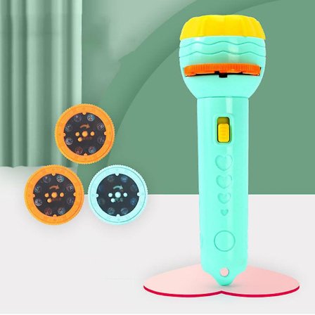 Diaprojektor Lommelygte Pædagogisk Læring Godnat Sjov Legetøj Projektor Lommelygte Til Børn