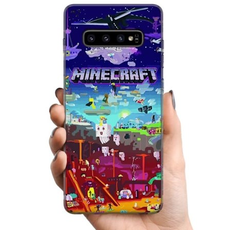 Kompatibelt Mobildeksel til Samsung Samsung Galaxy S10 MineCraft