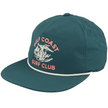 American Needle - Groen snapback Cap - Gulf Coast Catalina Dark Teal Strapback @ Hatstore