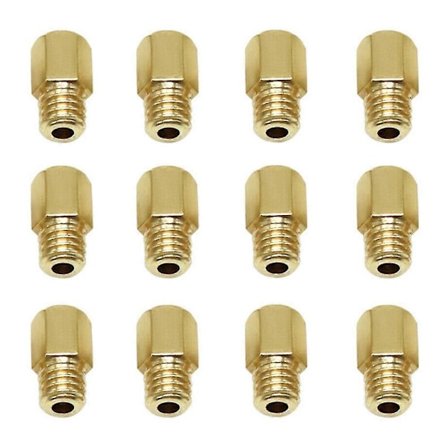 12kpl Moottoripyörän kaasuttimen pääsuutin Kaasuttimen pääsuutinmittari Mikuni Vm Tm 90-200:lle