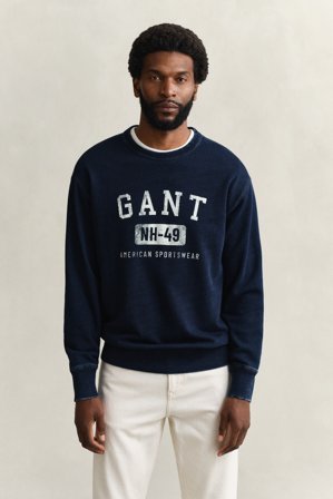 GANT Herren Indigo Sweatshirt (XXL) Indigo